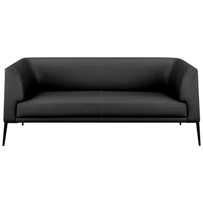 Euro Style Matias Loveseat In Black