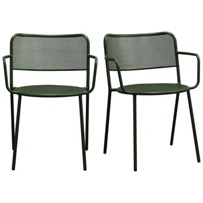 Euro Style Nansen Outdoor Armchair In Black