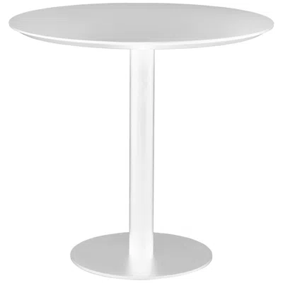 Euro Style Paras 31 1/2" Wide White Lacquered Bistro Table