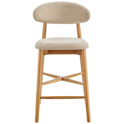 Euro Style Sia Counter Stool In Brown