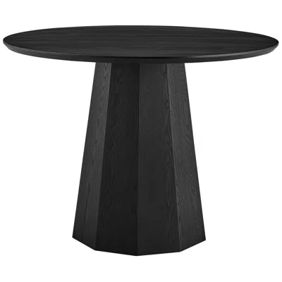 Euro Style Sidney 42" Round Table In Black