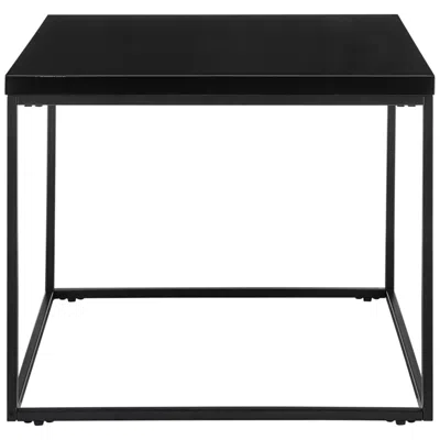 Euro Style Teresa 23 1/2" Wide Square Black Side Table