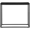 Euro Style Teresa 35 1/2" Wide Black Rectangular Console Table