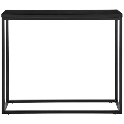 Euro Style Teresa 35 1/2" Wide Black Rectangular Console Table