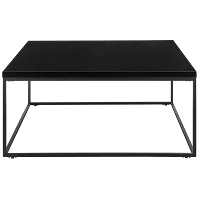 Euro Style Teresa 35 1/2" Wide Square Black Coffee Table