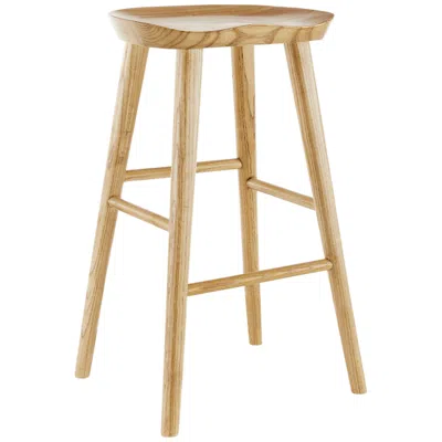 Euro Style Vieno 29 1/2" High Natural Wood Bar Stool