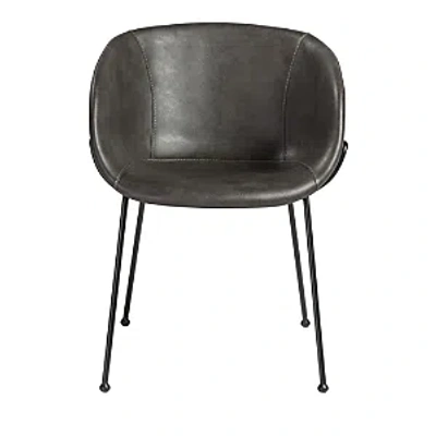 Euro Style Zach Armchair, Set Of 2 In Charcoal