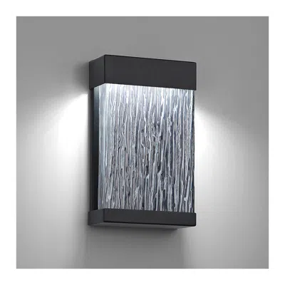 Eurofase 11 1/2" High Black Led Outdoor Wall Light