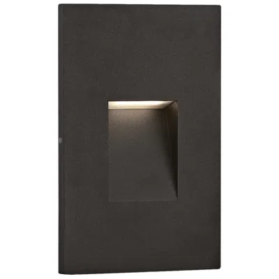 Eurofase 3 1/4" Wide Black Recessed Trim Led Step Light