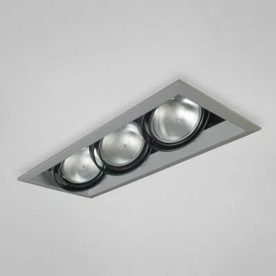 Eurofase 3 Light Par30 Multiple Recessed Kit In Platinum