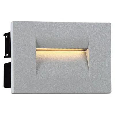 Eurofase 4 1/4"w Marine Gray Led In-wall Recessed Step Light