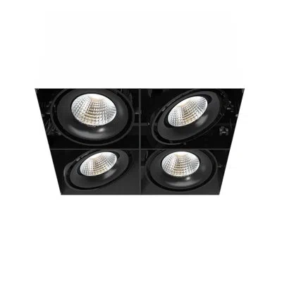 Eurofase 4 Light Multiple Recessed Kit In Black