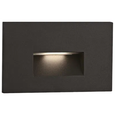 Eurofase 5 1/4" Wide Black Recessed Trim Led Step Light
