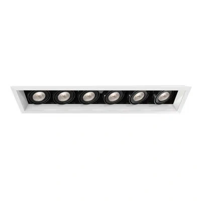 Eurofase 6 Light Mr16 Multiple Recessed Kit In White