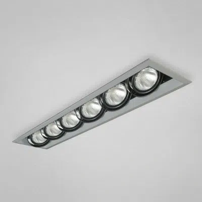 Eurofase 6 Light Multiple Strip Recessed Kit In Platinum