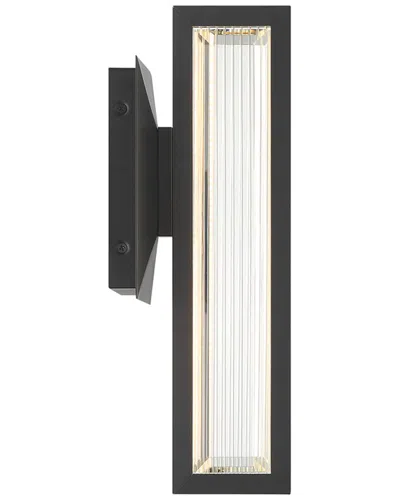 Eurofase Aelin 14in Outdoor Wall Sconce In Black