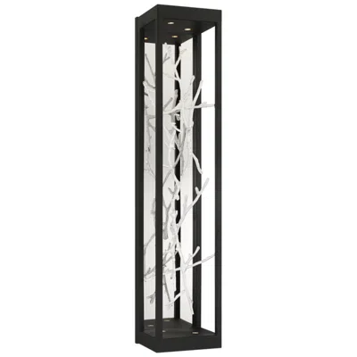 Eurofase Aerie 30" High Black And Silver 4-light Led Wall Sconce