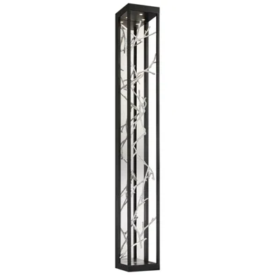 Eurofase Aerie 48" High Black And Silver 6-light Led Wall Sconce