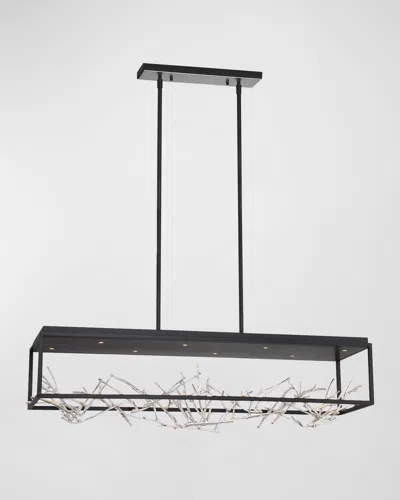 Eurofase Aerie Linear Chandelier In Black