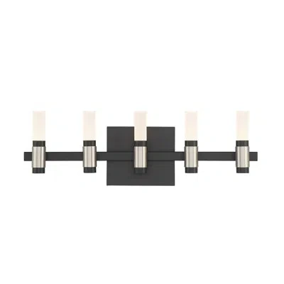 Eurofase Albany 10 Light Vanity In Nickel,black