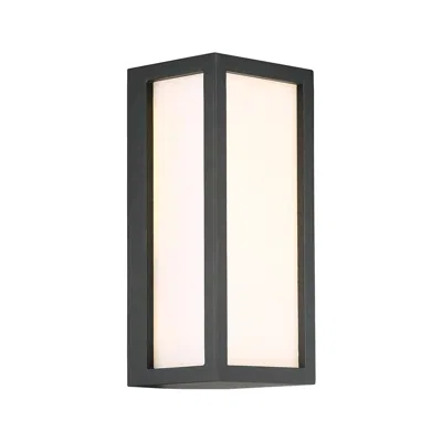 Eurofase Architectural 9 3/4"h Graphite Gray Led Outdoor Wall Light