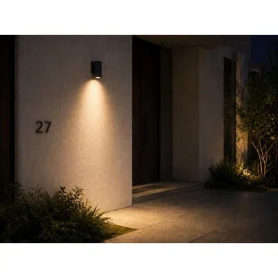 Eurofase Arena 70 Wall Sconce, 10w, Black Finish