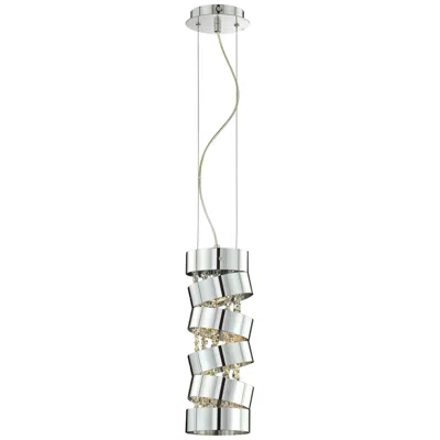 Eurofase Ariella 5 1/2" Wide Chrome Mini Pendant