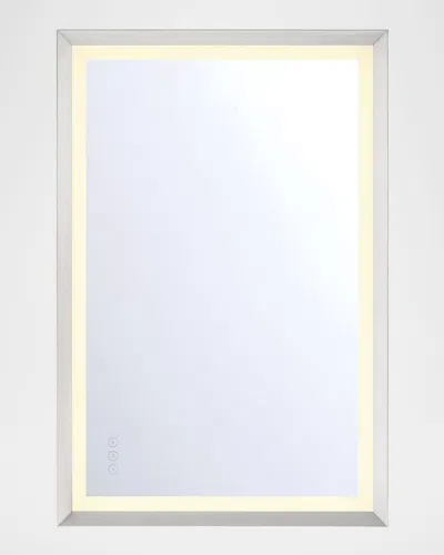 Eurofase Artell 36" Led Lighted Mirror, Silver