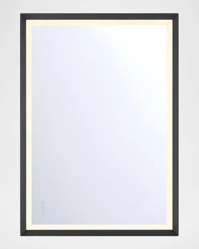 Eurofase Artell 42" Led Lighted Mirror, Black
