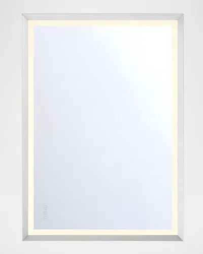 Eurofase Artell 42" Led Lighted Mirror, Silver