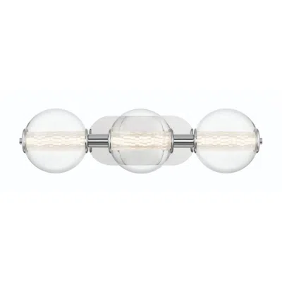 Eurofase Atomo 24 3/4" Wide Chrome 3-light Led Bath Light