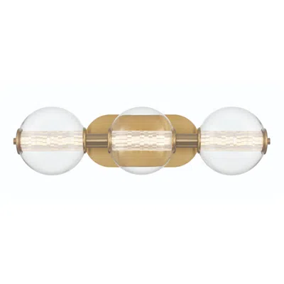 Eurofase Atomo 24 3/4" Wide Gold 3-light Led Bath Light