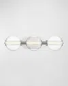 Eurofase Atomo 3-light Led Vanity In Chrome In Chrome