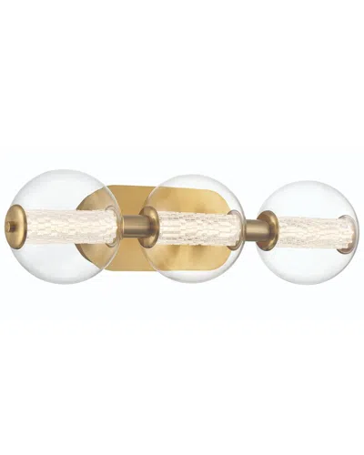 Eurofase Atomo 3-light 25in Vanity Wall Mount In Gold