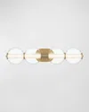 Eurofase Atomo 4-light Led Vanity In Chrome In Multi