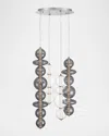 Eurofase Atomo 50" 4-light Multi-drop Led Chandelier, Chrome