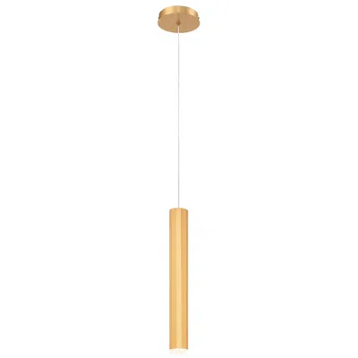 Eurofase Baldwin 2" Wide Gold Tube Led Mini Pendant