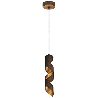 Eurofase Banderia 3 1/2" Wide Bronze Led Mini Pendant