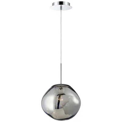 Eurofase Bankwell 10 1/2" Wide Pearlized Chrome Orb Mini Pendant