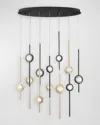 Eurofase Barletta 12-light Chandelier - 37.5"