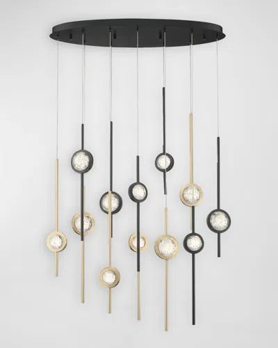 Eurofase Barletta 12-light Chandelier - 37.5"
