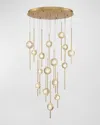 Eurofase Barletta 16-light Chandelier - 32" In Gold