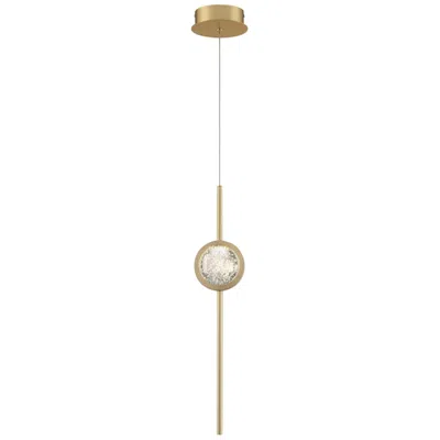 Eurofase Barletta 4 3/4" Wide Brass Led Mini Pendant Light