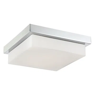Eurofase Barlow 3 In.  10.25 In. Integrated Led Flush Mount In Chrome