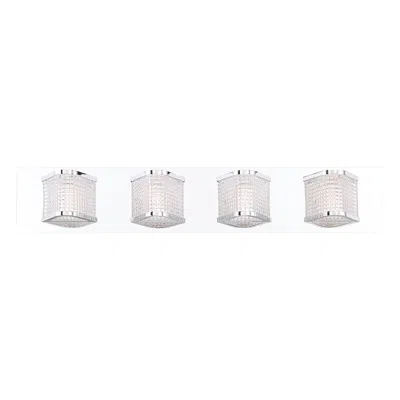 Eurofase Belgroue 28" Wide Chrome 4-light Led Bath Light