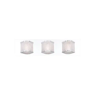 Eurofase Belgroue 5 In. X 21.25 In. Integrated Led Bath Bar In Chrome