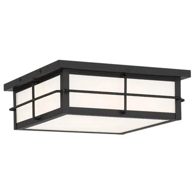 Eurofase Bensa 1 Light Flushmount In Black