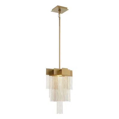 Eurofase Bloomfield 12 1/4"w Matte Gold 2-light Led Pendant