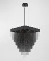 Eurofase Bloomfield 18-light Chandelier - 31" In Black