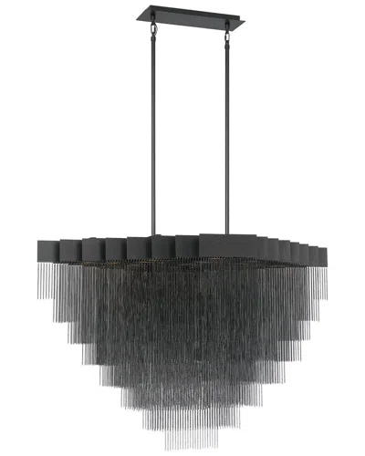 Eurofase Bloomfield 22-light 47in Chandelier In Black